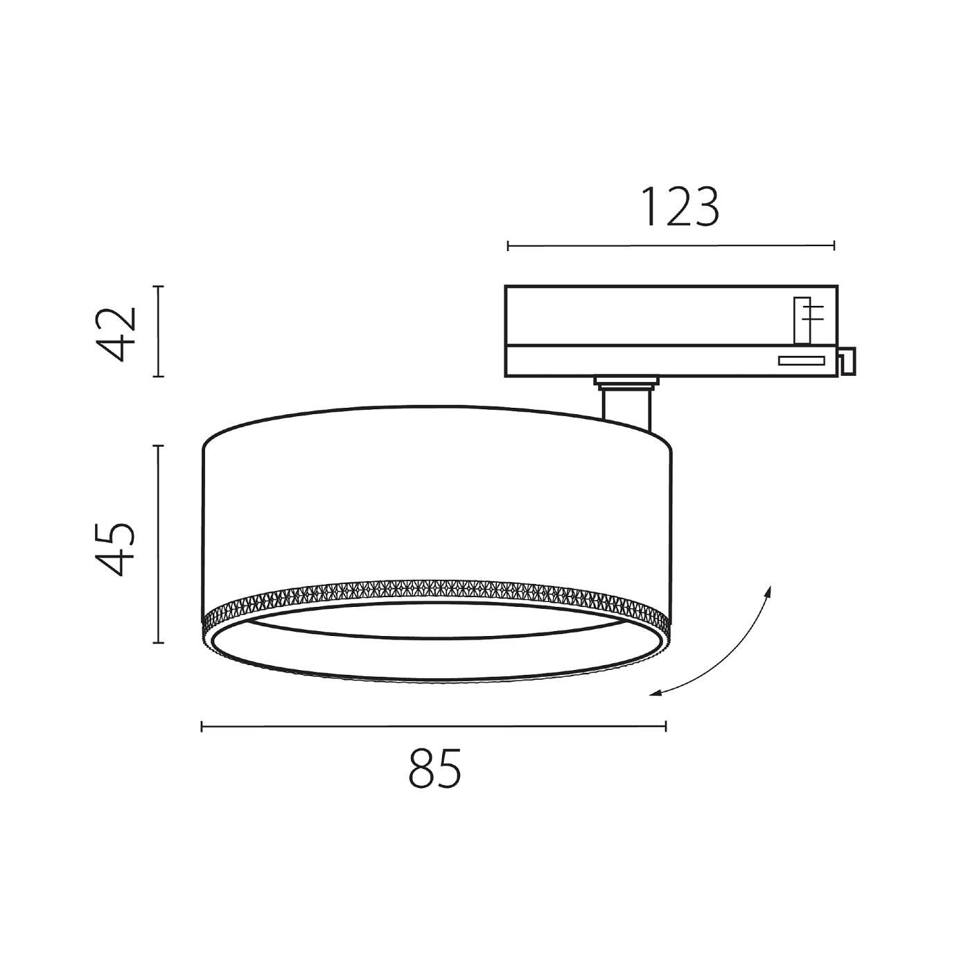 A5547QT60G Трековый светильник Lightstar Alta Pro A5547QT60G