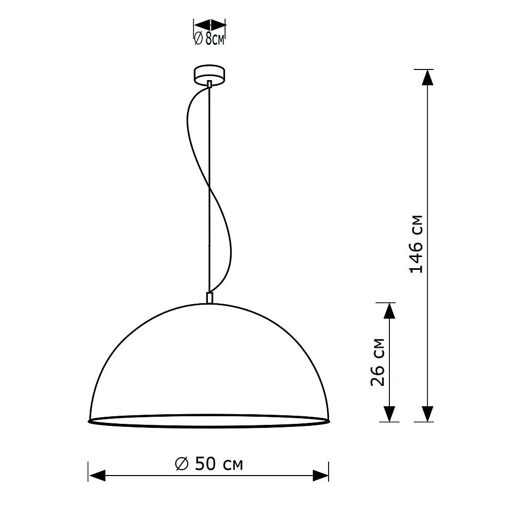 LH032074 Светильник подвесной LightHall Solis LH032074
