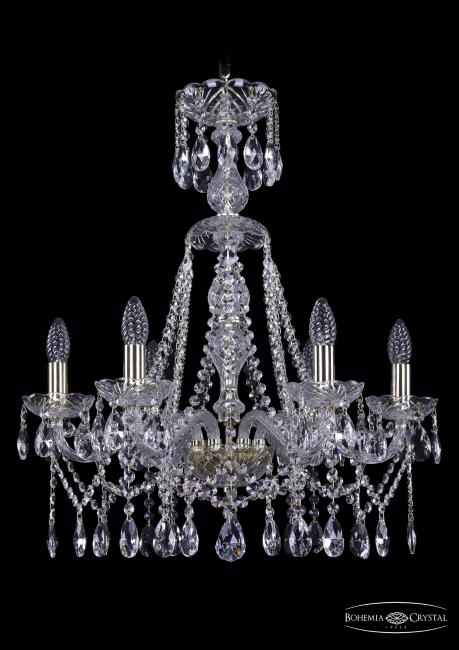1413/6/200/XL-66 G Подвесная хрустальная люстра 1413 Bohemia 1413/6/200/XL-66 G