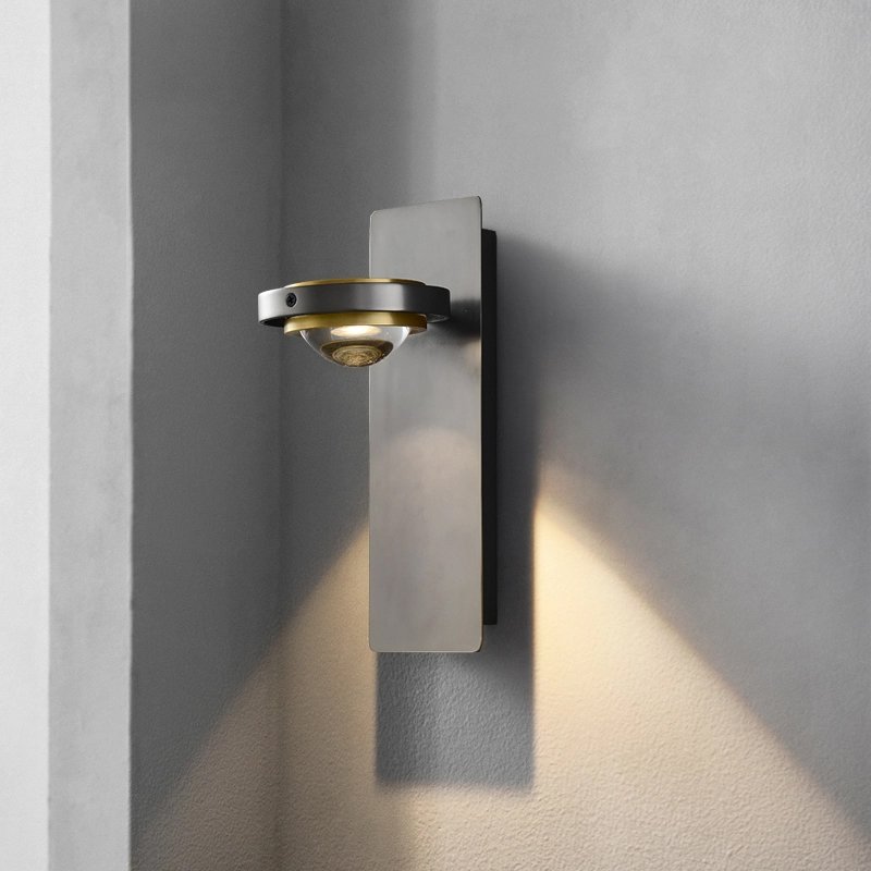 MT9108-1W gun black Настенный светильник Delight Collection Wall lamp MT9108-1W gun black