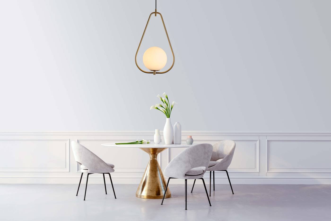 Светильник подвесной Lumina Deco Panari LDP 6832-200 WT+MD