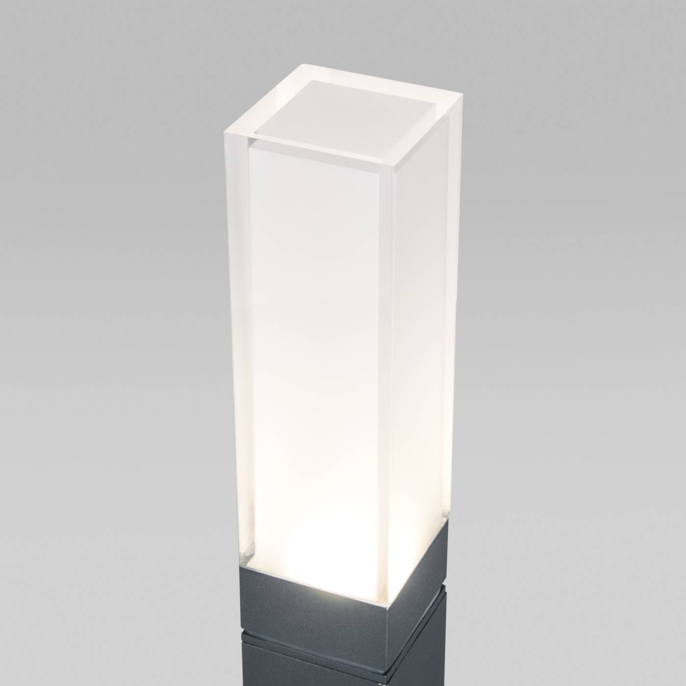 Уличный наземный светильник Elektrostandard 1537 TECHNO LED серый