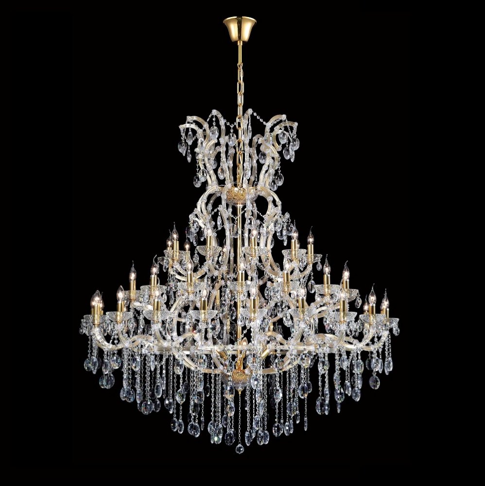 HOLLYWOOD SP53 GOLD Подвесная хрустальная люстра Hollywood Crystal Lux HOLLYWOOD SP53 GOLD