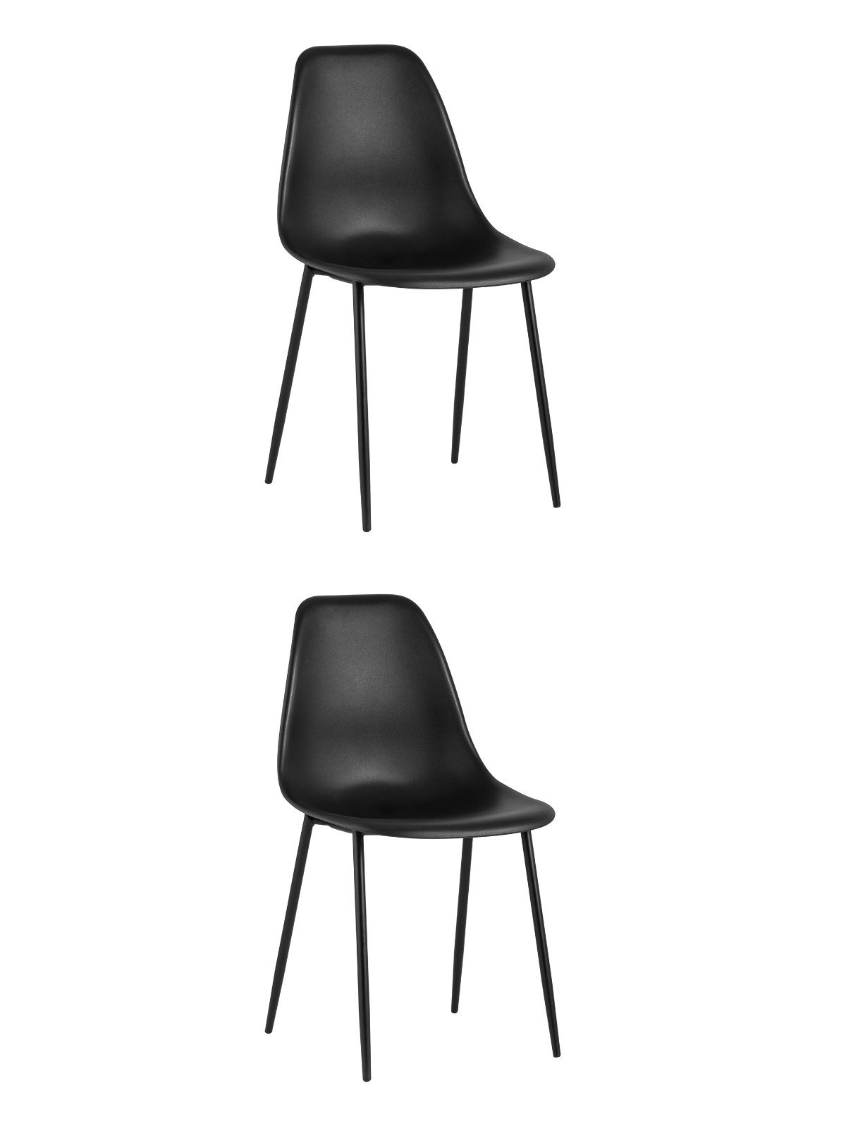 KONWIN CHAIR BLACK X2 Комплект стульев Stool Group Kon УТ000037266