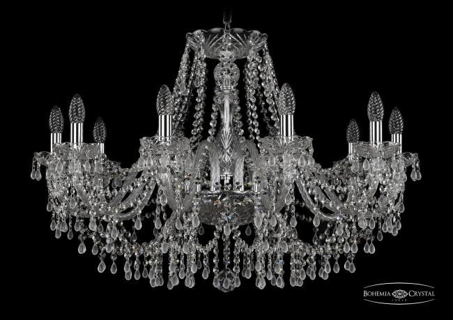 Подвесная хрустальная люстра 1410 Bohemia 1410/10/300 Ni V0300