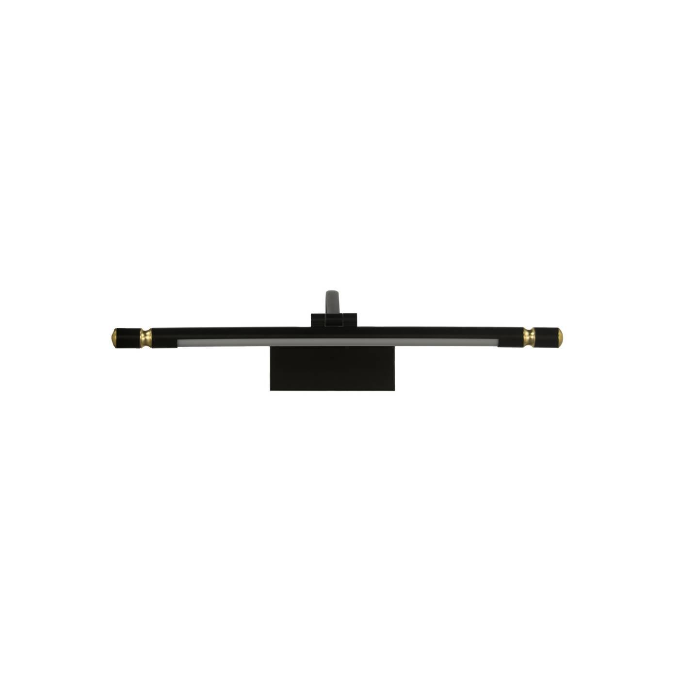 Подсветка зеркал и полок Lumina Deco LDW 6030-550 BK+GD