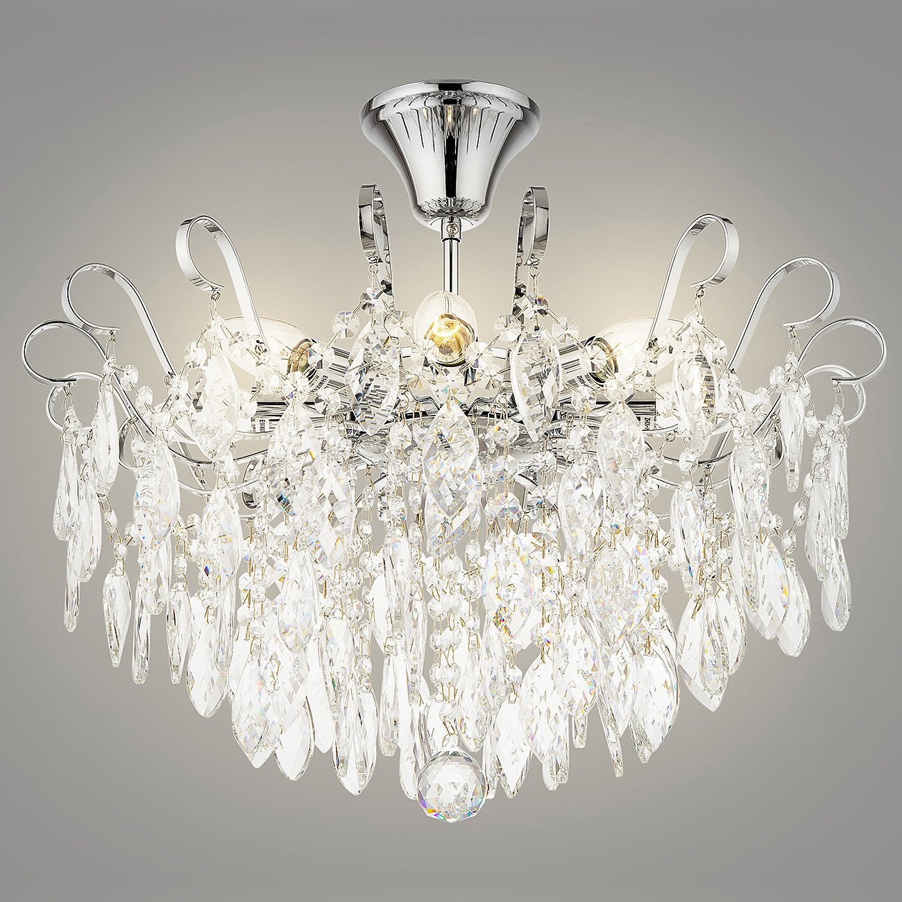 664/8P (Chrome) Потолочная люстра Escada Wisteria 664/8P (Chrome)