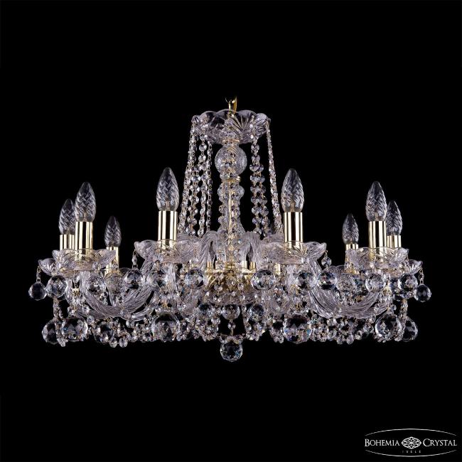 Подвесная хрустальная люстра 1402 Bohemia 1402/10/240 G Balls