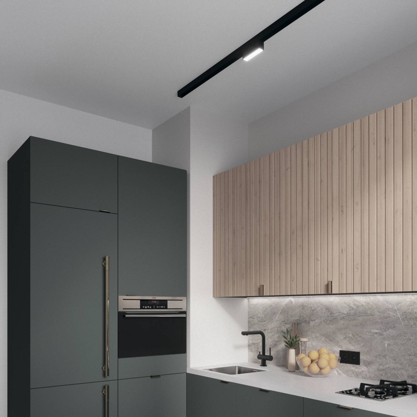 TR075-2-10W3K-B Трековый светильник Maytoni Basis Rot Gravity TR075-2-10W3K-B