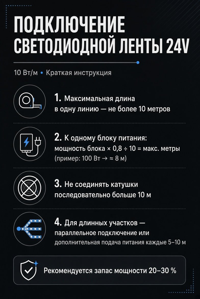 CLT 1.001 10W 24V COB 3000K IP20 Светодиодная лента Line Crystal Lux CLT 1.001 10W 24V COB 3000K IP20