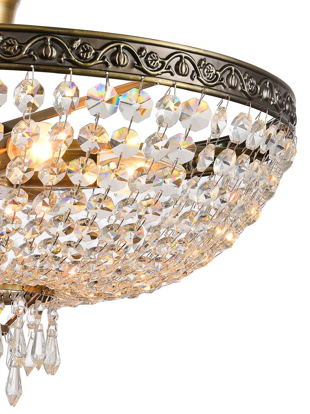 ROCOCO 81407/6C ANTIQUE Потолочная люстра Natali Kovaltseva Rococo ROCOCO 81407/6C ANTIQUE