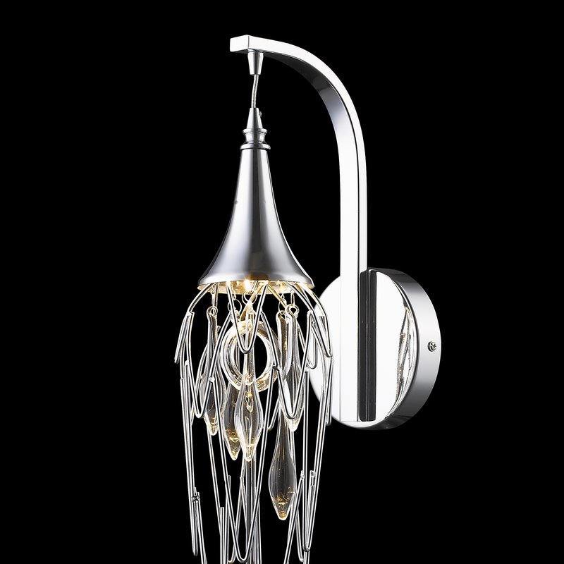 W68009S-1 chrome Настенное бра Delight Collection Goddess Tears W68009S-1 chrome