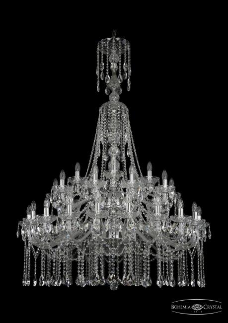 1413/20+10+5/400/XL-164/2d Ni Подвесная хрустальная люстра 1413 Bohemia 1413/20+10+5/400/XL-164/2d Ni