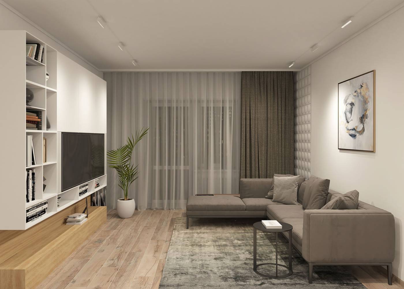 DK8006-WH Трековый светильник Denkirs Smart Grill DK8006-WH