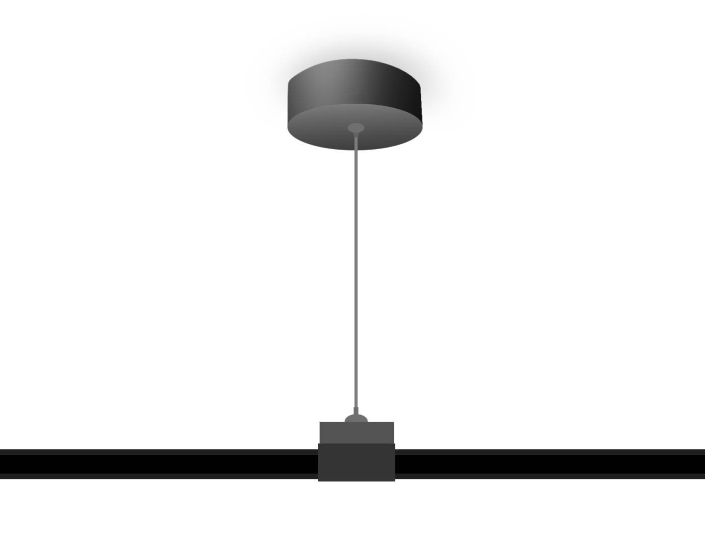 Подвес для трекового шинопровода 1м Ambrella Track System GL7033