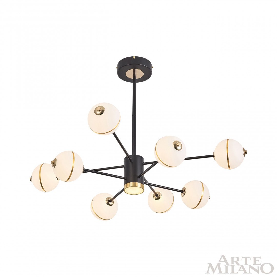 Люстра на штанге Arte Milano Ferrara72069 272069/8 BK