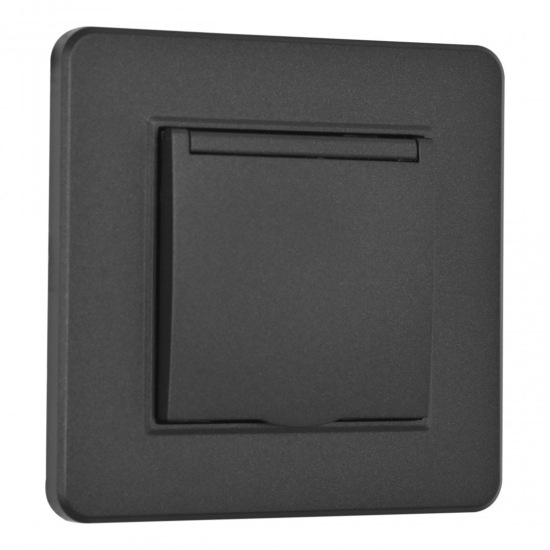 Розетка Arte Milano Set16-1 SET16-1-41-1 black