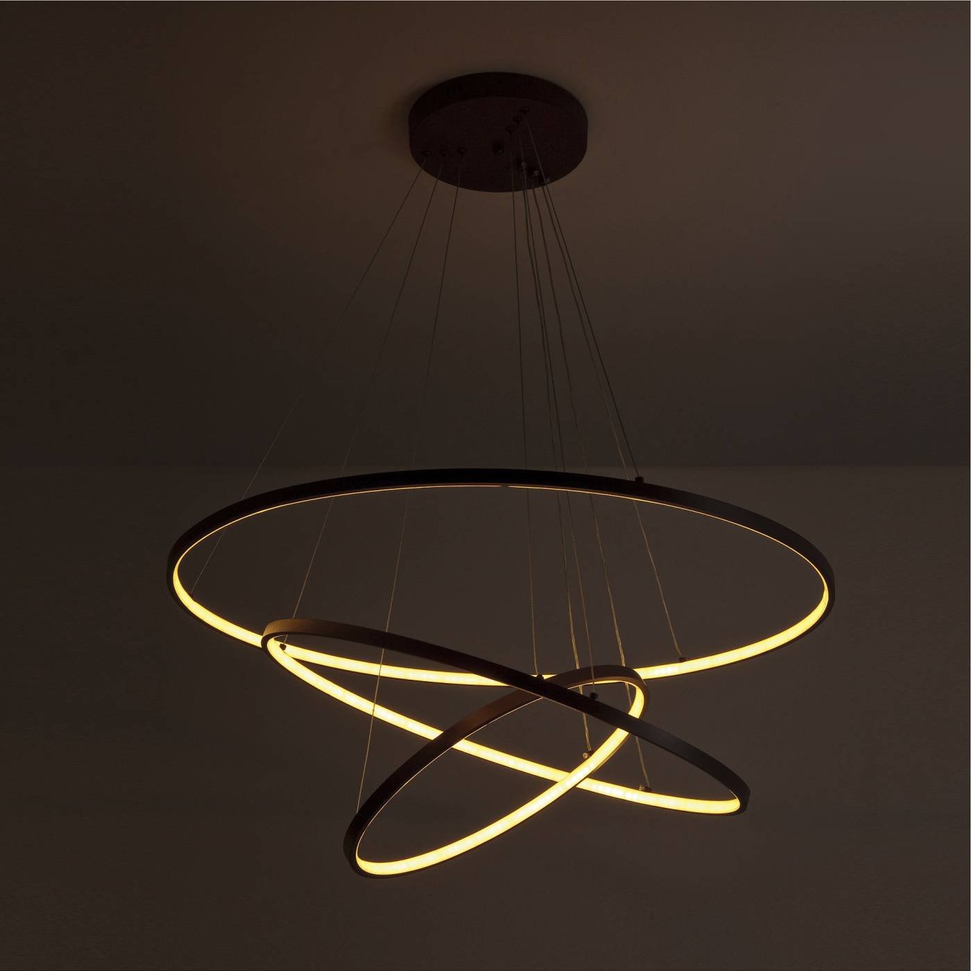 L5053-80-60-40 BR Подвесная люстра L LED4U L5053-80-60-40 BR