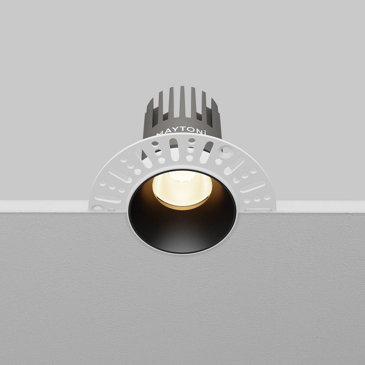 Встраиваемый светильник Maytoni Dip DL119-10W-3K-TRS-B