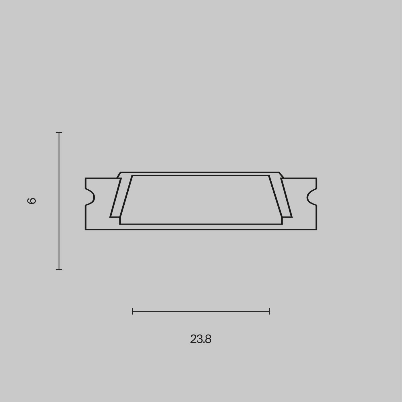 ALM002S-2M Профиль Maytoni ALM002S-2M