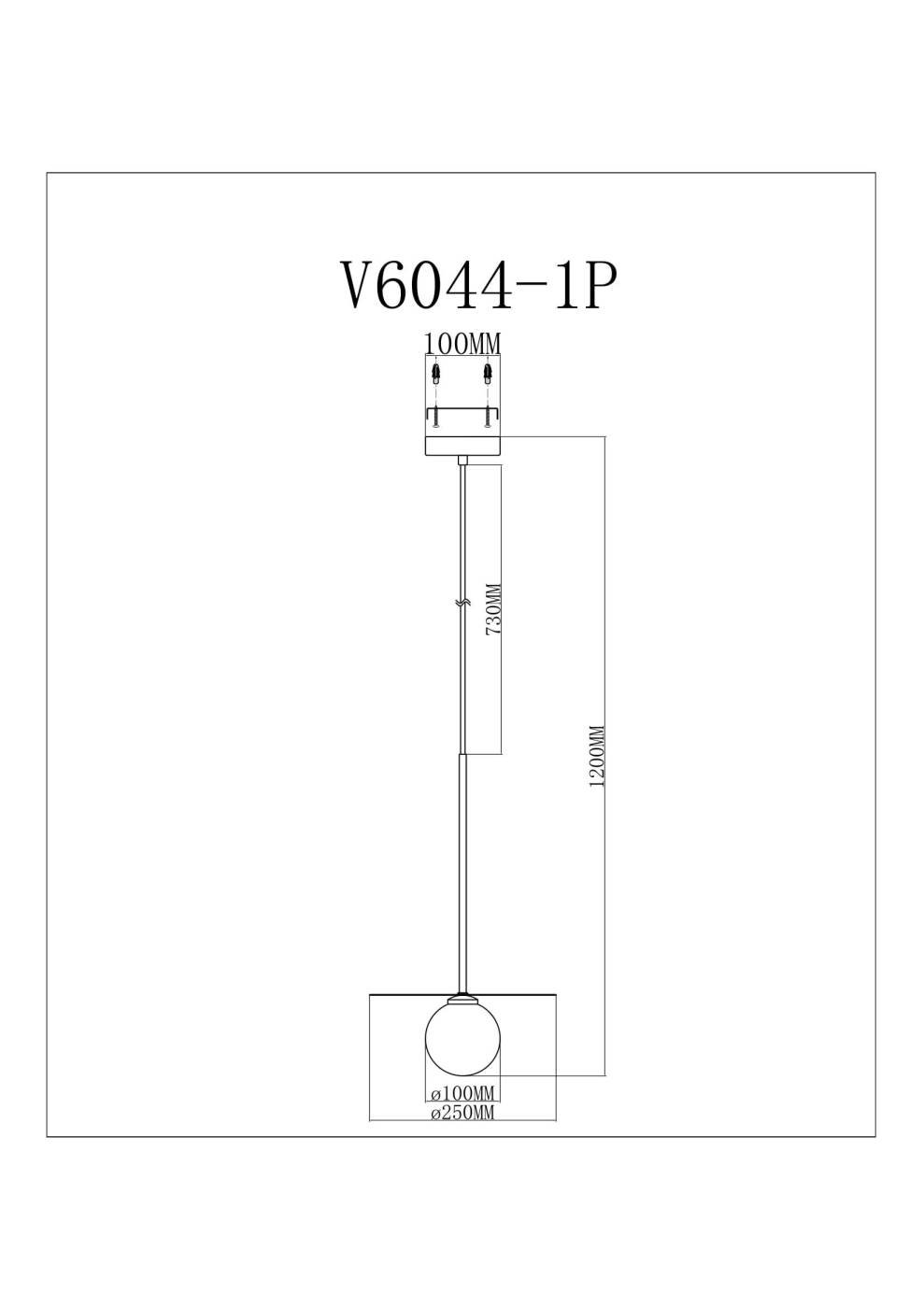 Светильник подвесной Moderli Scrumbel V11572-1P