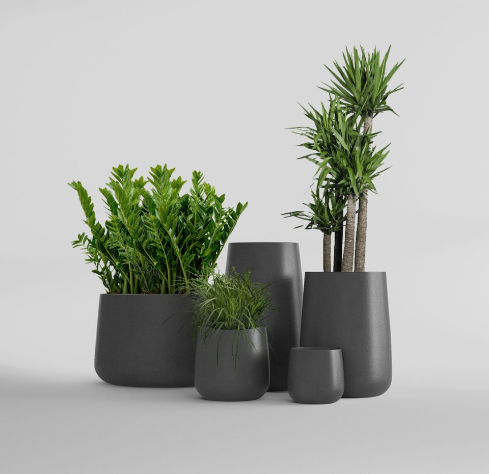 CONE NERO Кашпо Delight Collection Cone CONE NERO