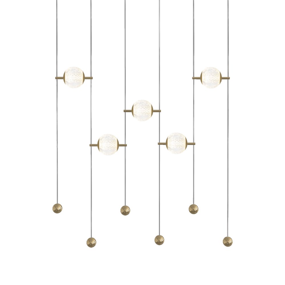 Светильник подвесной Delight Collection MD24083005 MD22001013-5AY-001 gold