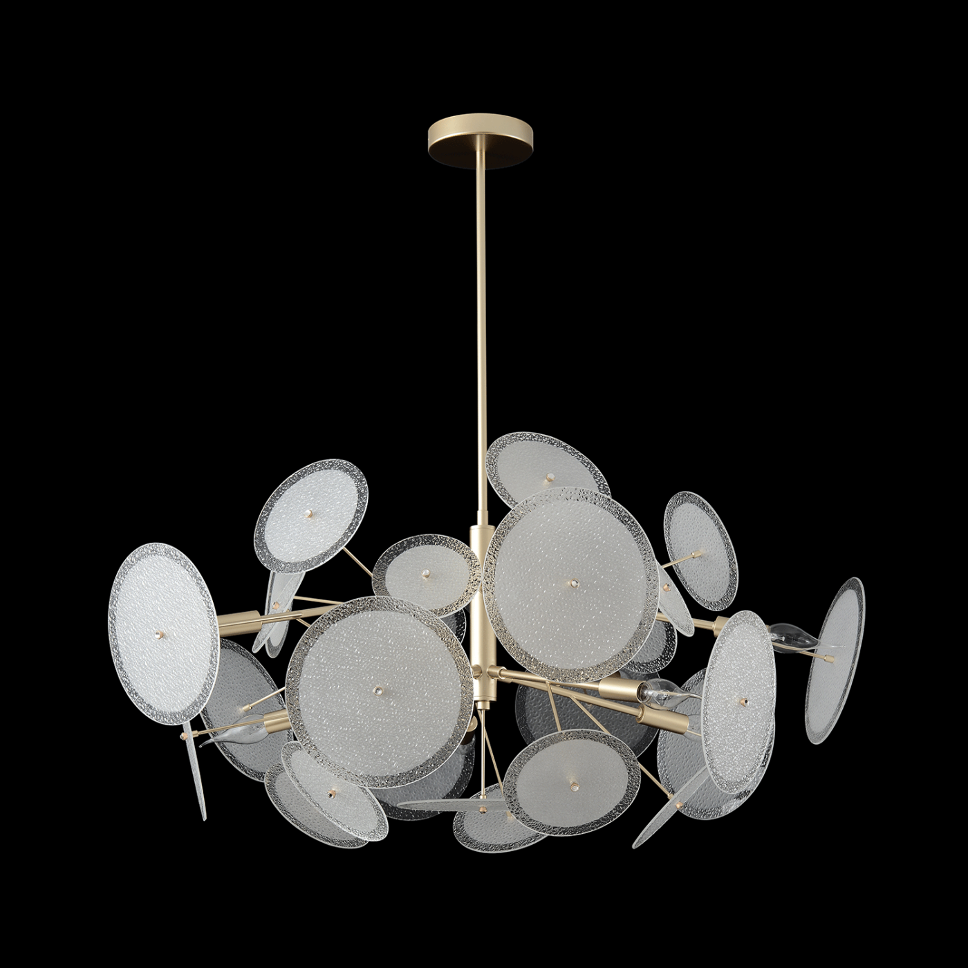 Люстра на штанге Crystal Lux Dandelion DANDELION SP10 GOLD