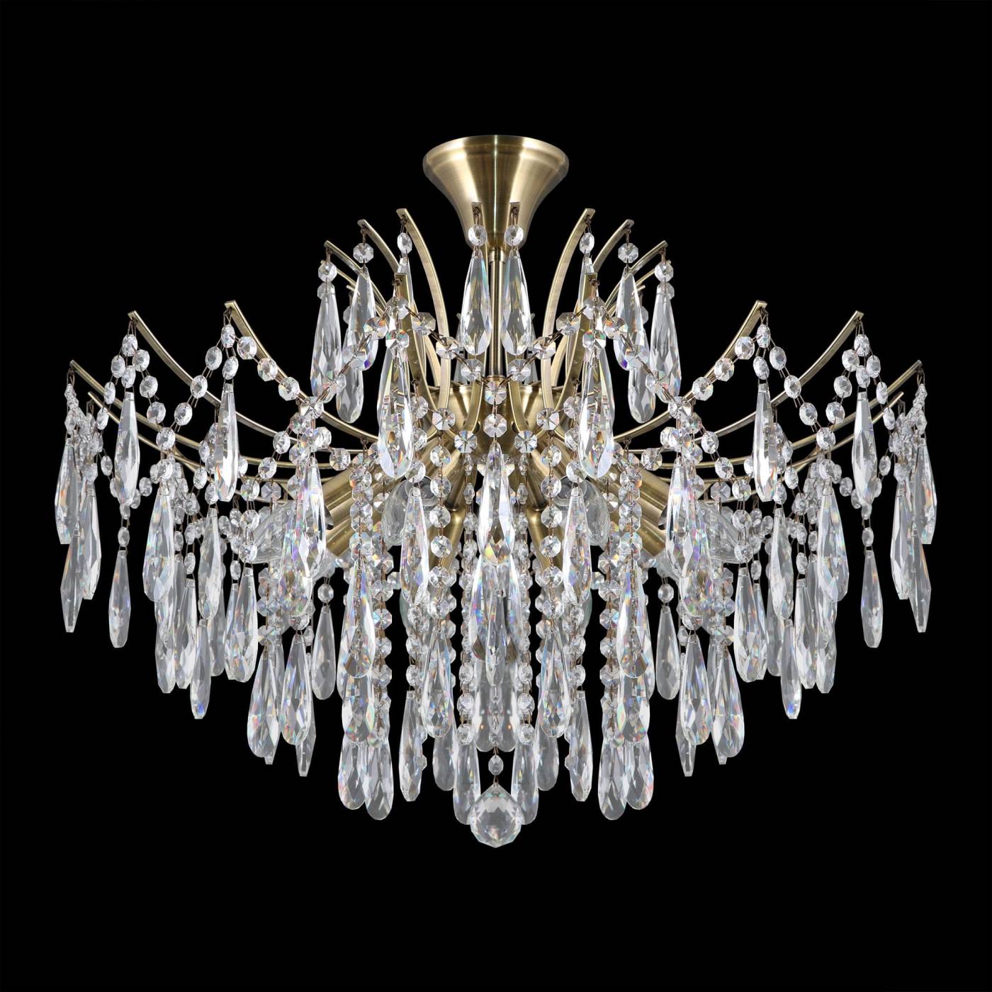 Потолочная хрустальная люстра Citilux Селена CL302183