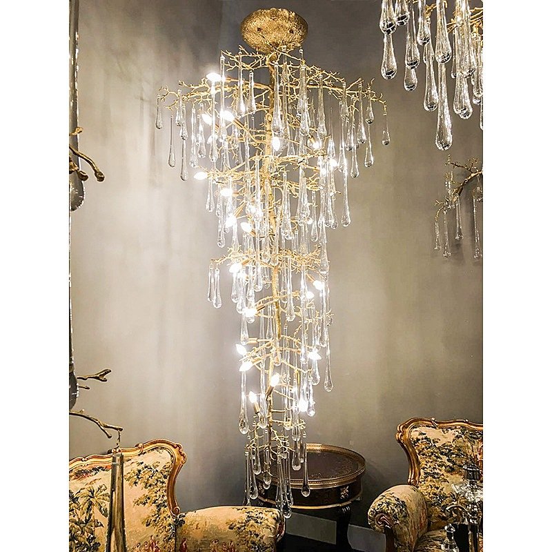 Люстра каскадная L'Arte Luce Luxury Aqua L04320