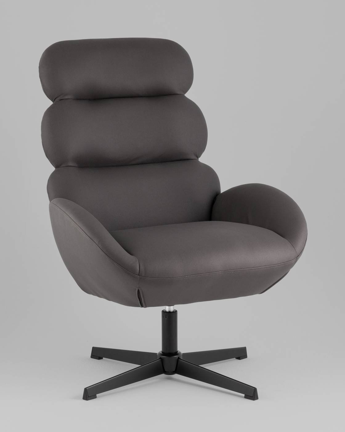 Кресло Stool Group QH-8643K-EL 917-21 dark grey