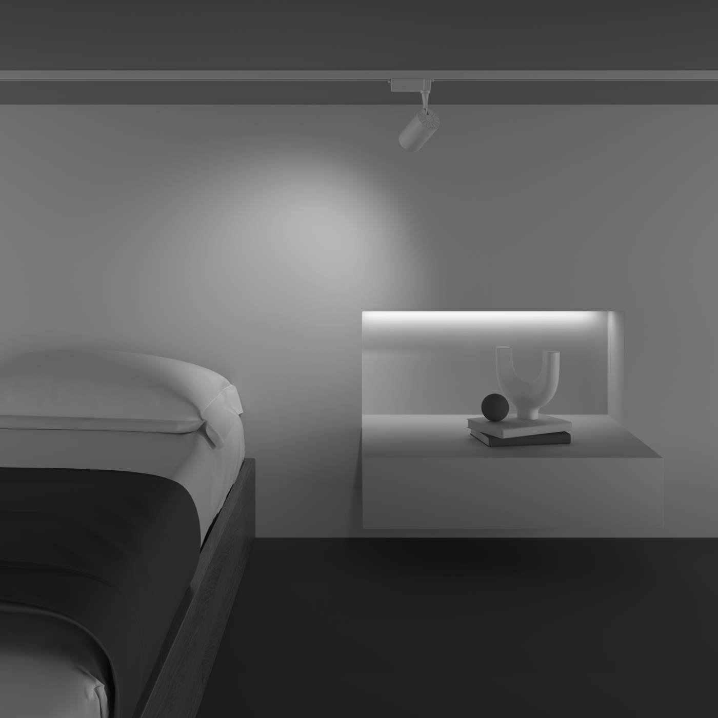 TR003-1-6W3K-W-W Трековый светильник Maytoni Vuoro Unity TR003-1-6W3K-W-W