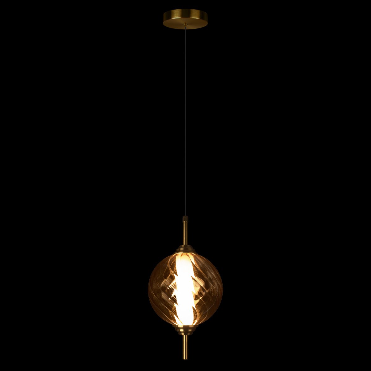 Светильник подвесной Loft It Helix 10421/B Amber