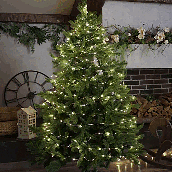 Гирлянда Uniel ULD-S10000-1000/DTA/RC WARM WHITE IP44 DEW