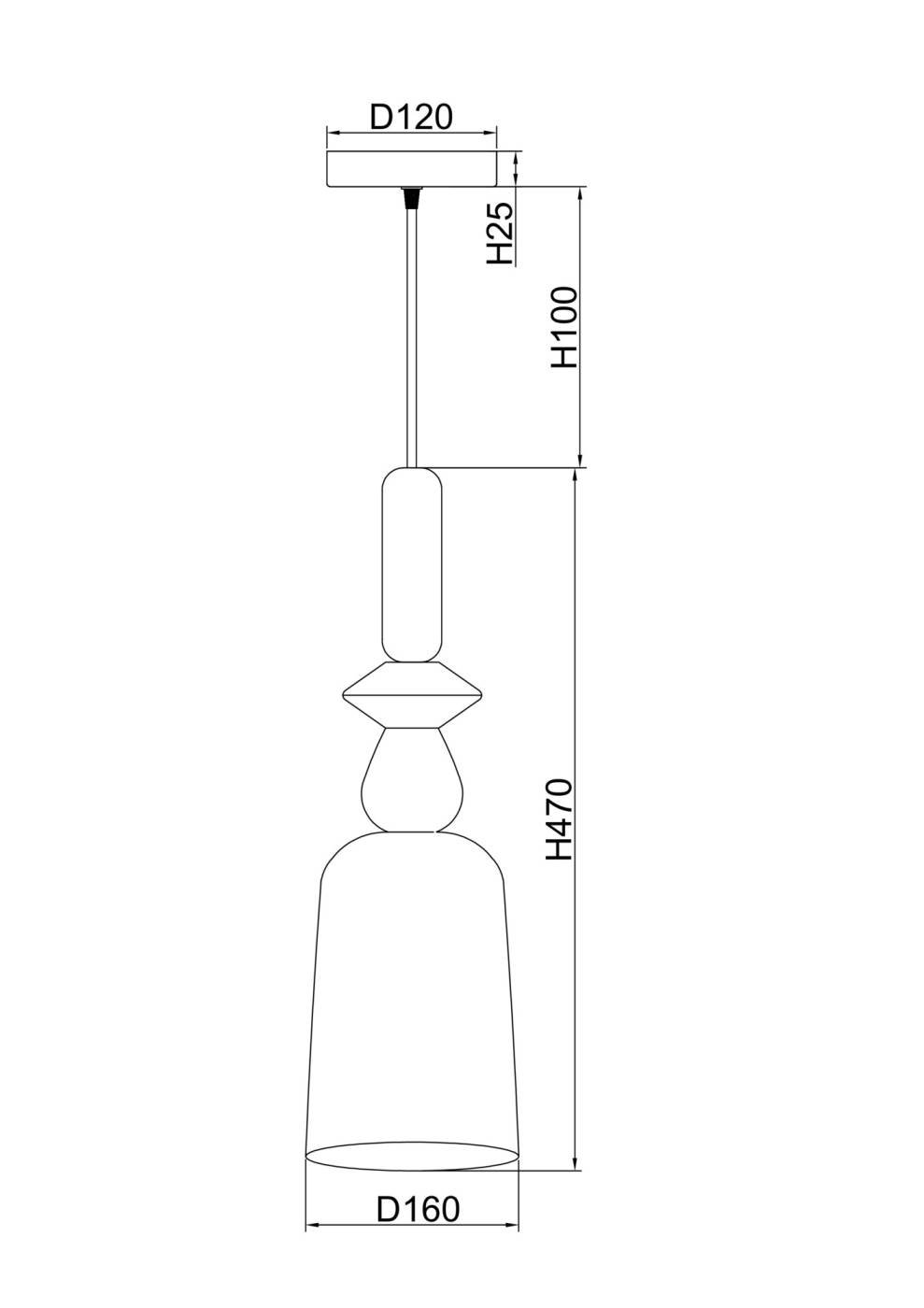 FR5148PL-01CG Подвесной светильник Лова / Lova Freya FR5148PL-01CG
