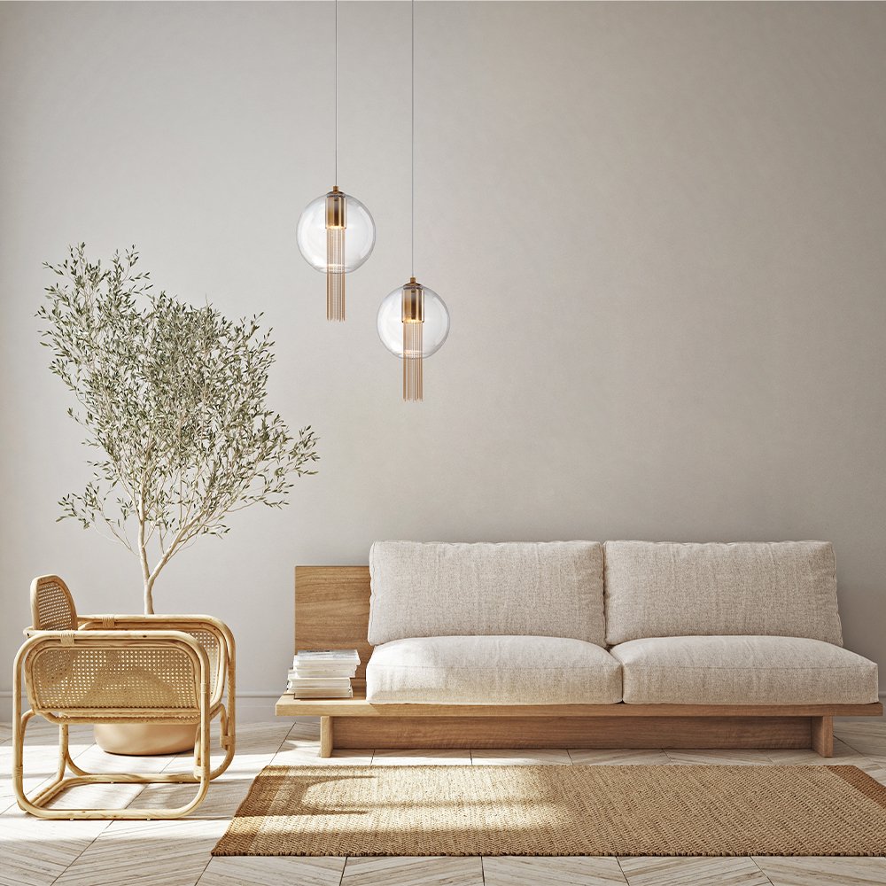 Светильник подвесной Maytoni Flusso P095PL-01BZ1