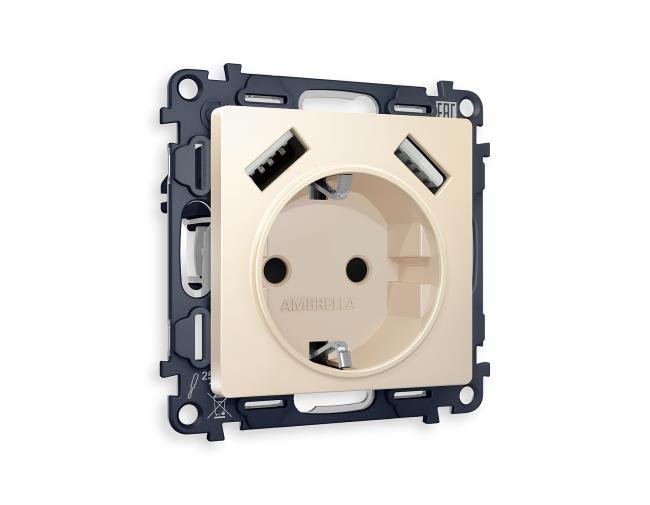 Розетка Ambrella Volt ALFA MA329010