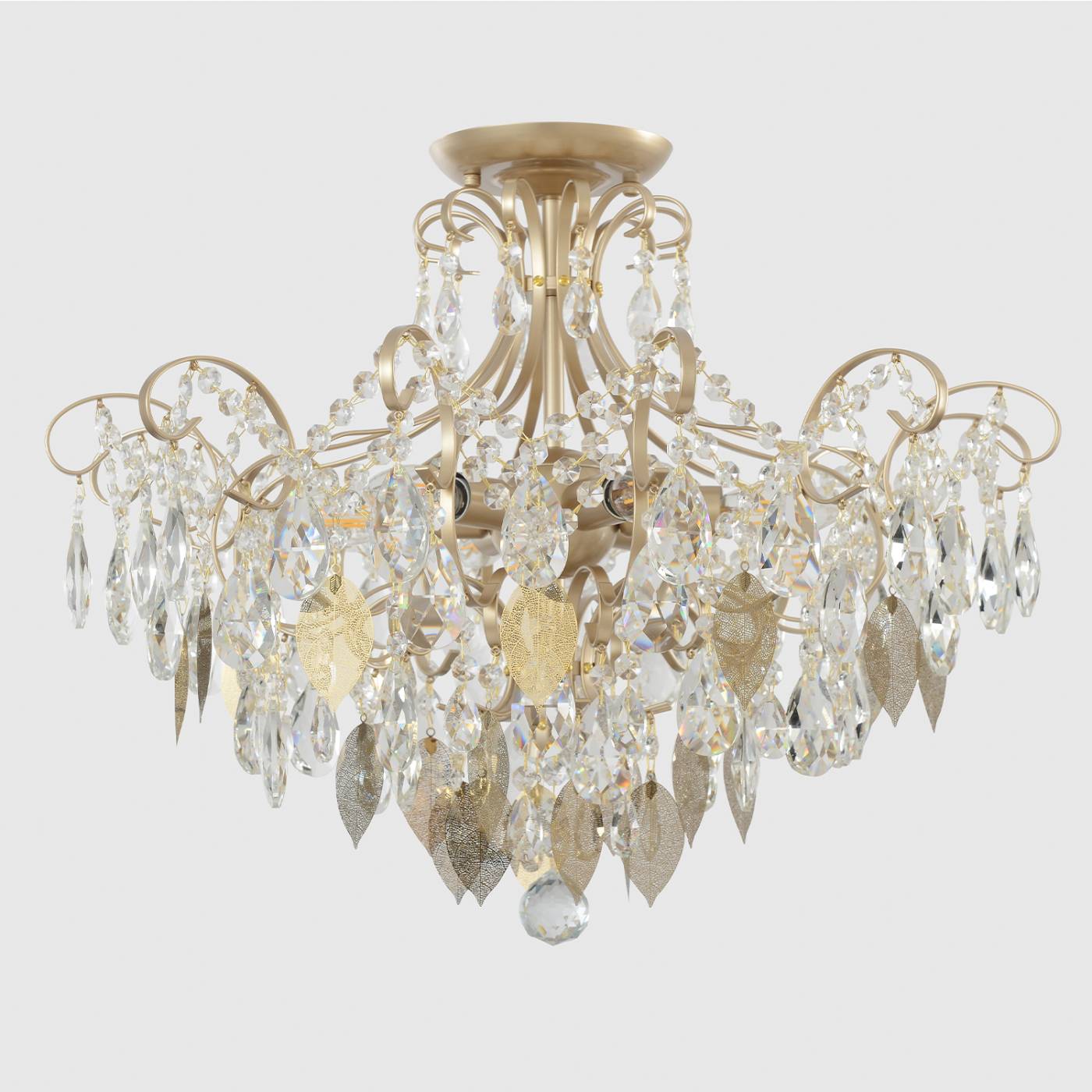 ESMIRALDA PL6 GOLD Потолочная люстра Crystal Lux Esmiralda ESMIRALDA PL6 GOLD
