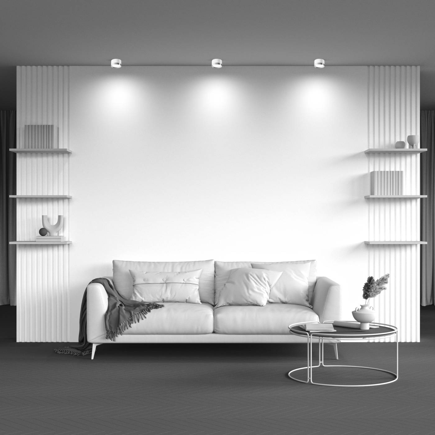 Накладной светильник Maytoni Hoop C086CL-GX53-SRD-WS