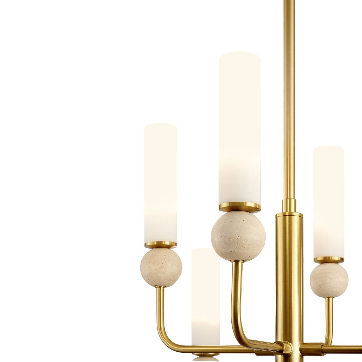 FR5482CL-08BS Люстра на штанге Freya Sunspot FR5482CL-08BS