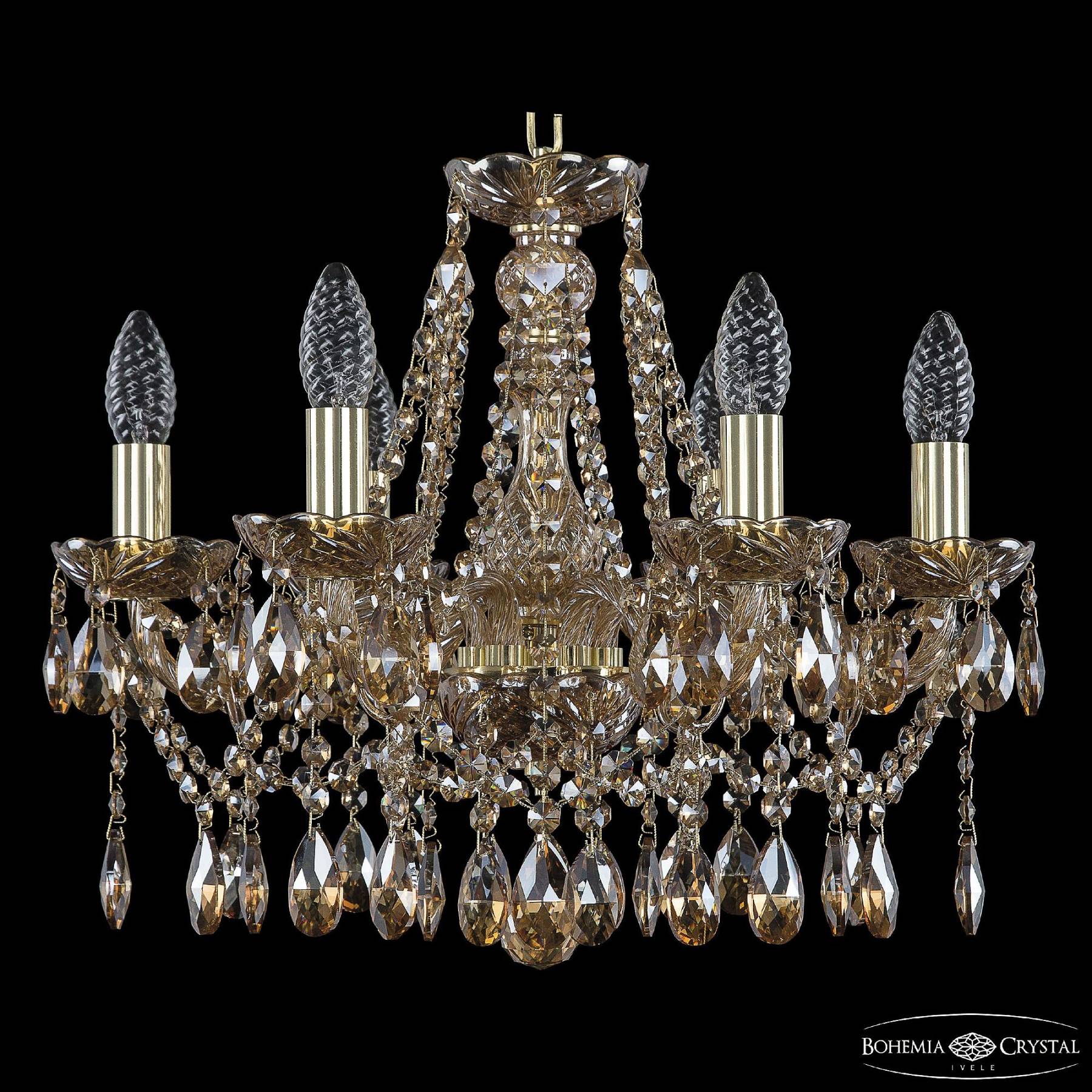 1413/6/165 G M721 Подвесная хрустальная люстра 1413 Bohemia 1413/6/165 G M721