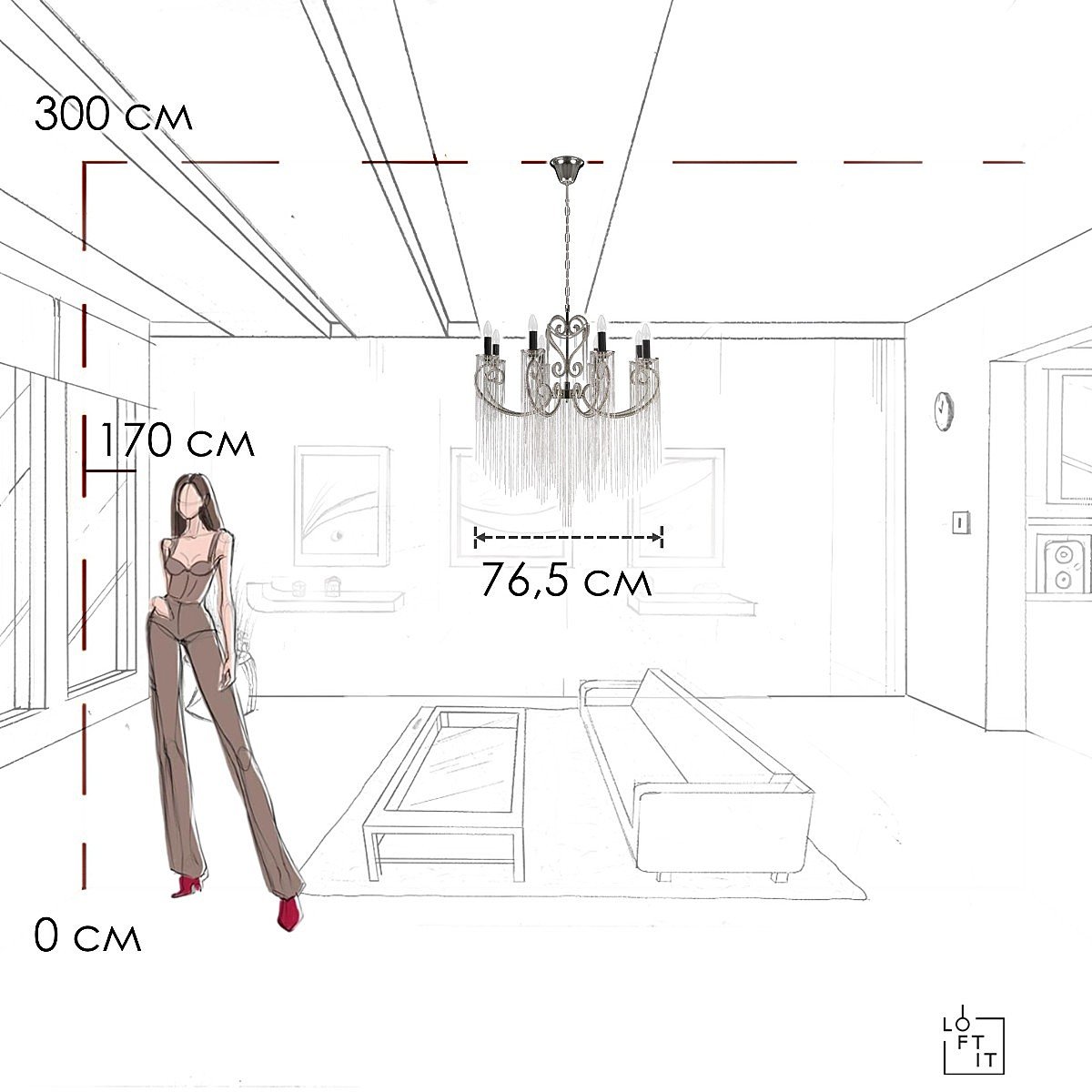 Подвесная люстра Loft It Wonderland 10405/8