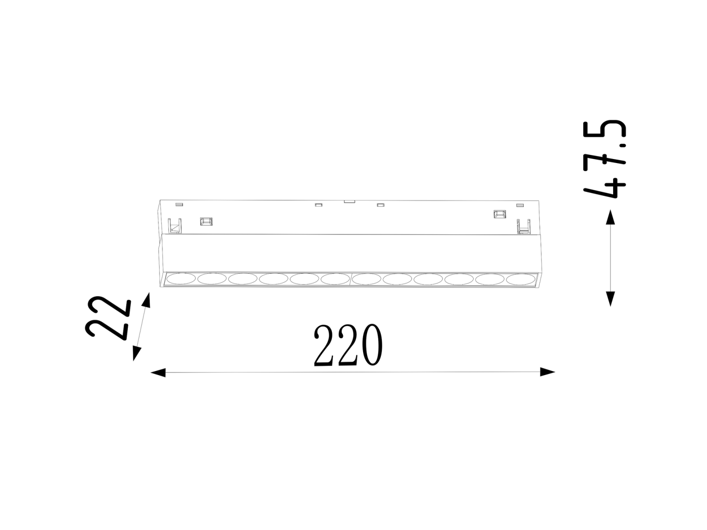 00-00013647 Трековый светильник SY-LINK SWG LUMKER 00-00013647