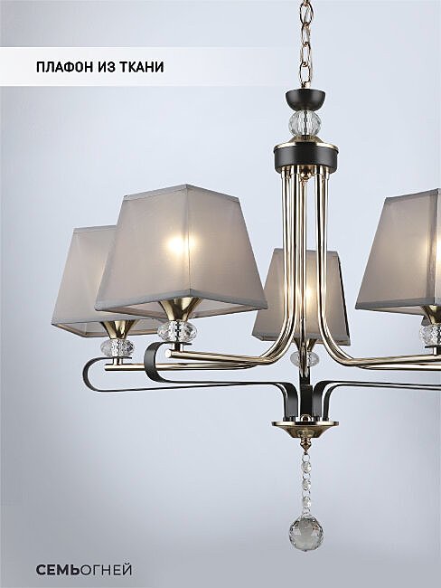 Подвесная люстра Wedo Light Aprim WD3586/5H-CF-FGD-BK