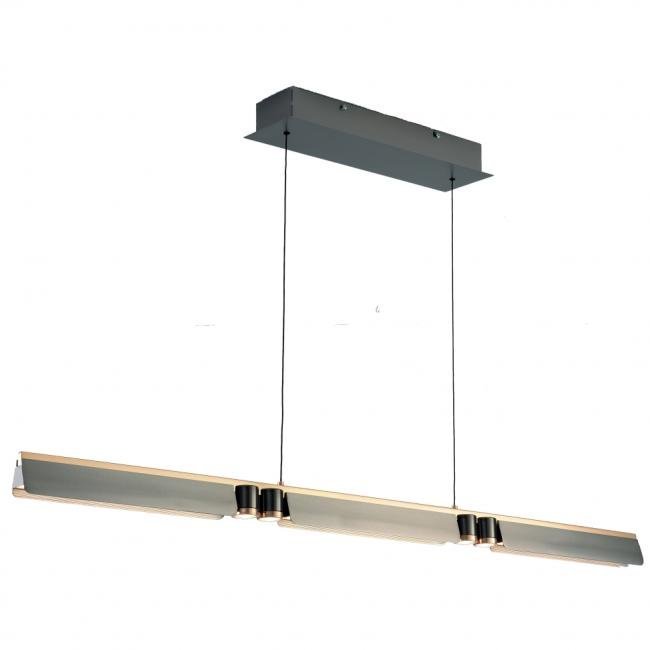 Светильник подвесной ILedex Vision 9309D-1200-2 GR+BK