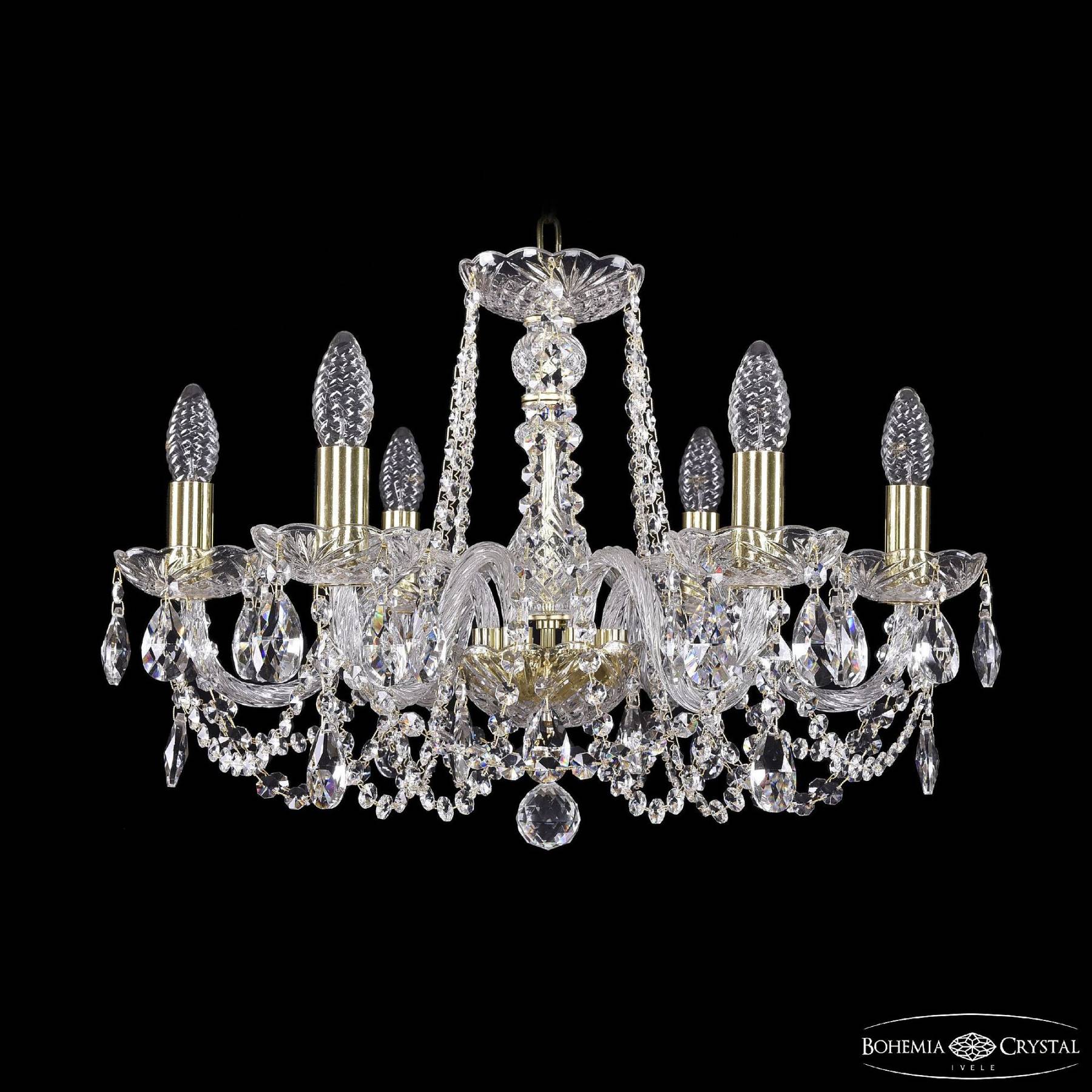 1402/6/195 G Подвесная хрустальная люстра 1402 Bohemia 1402/6/195 G