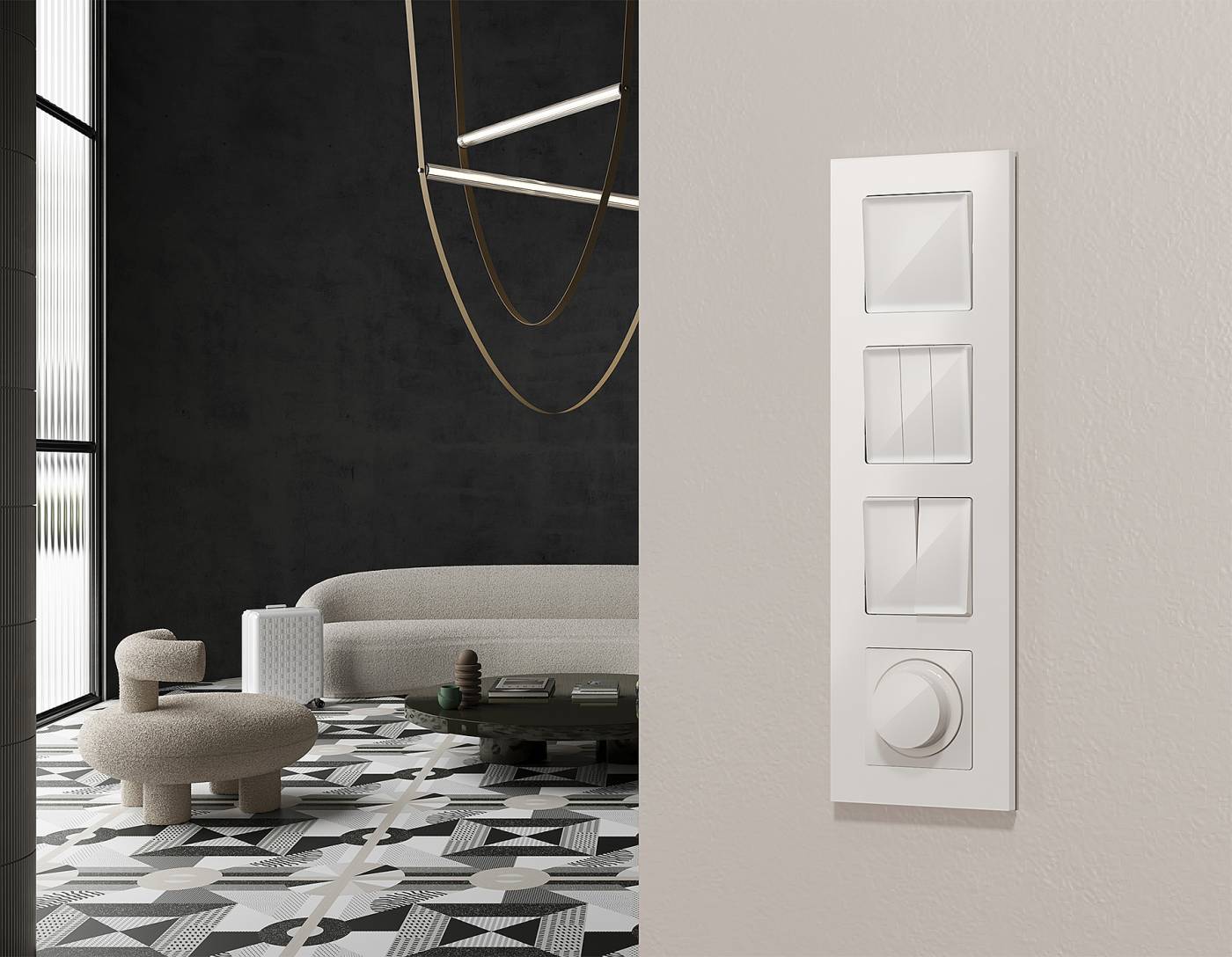 Выключатель Ambrella Volt ALFA MA103030