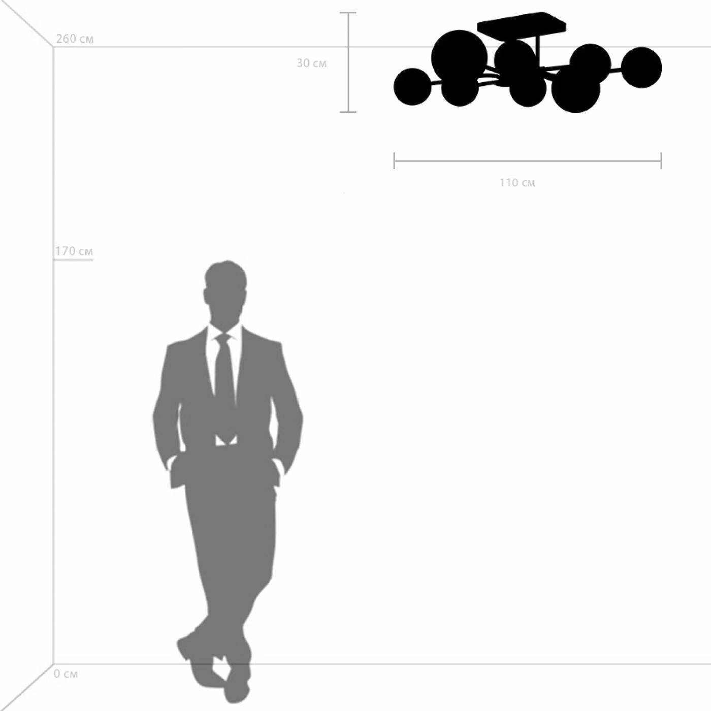 815380 Потолочная люстра Lightstar Croco 815380