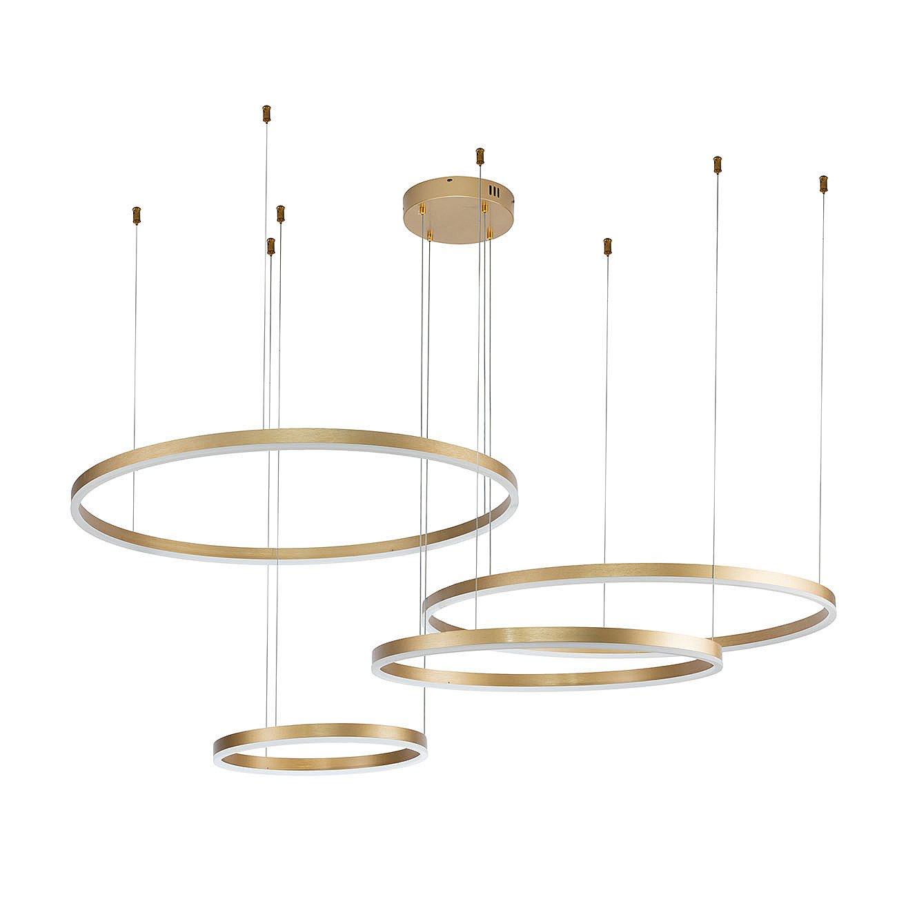 V000015L Подвесная люстра Indigo Galass 14001/4P Gold V000015L