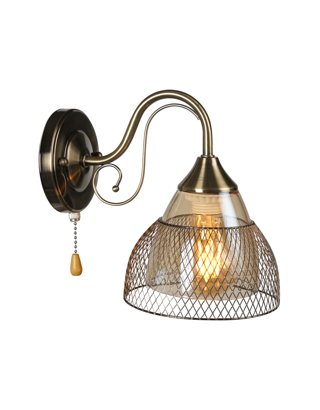 Настенное бра Мелодия Света Classic P7472W-1W AB 000029690